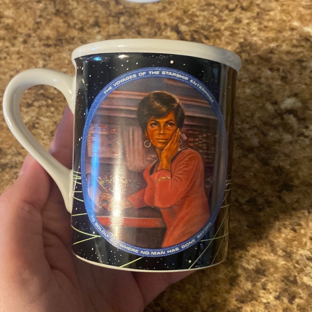 Uhuru Star Trek mug